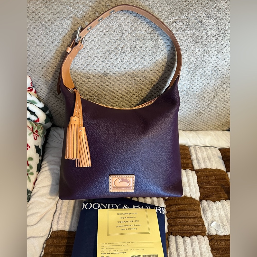 Dooney & Bourke Paige Sac in Plum NWOTS!